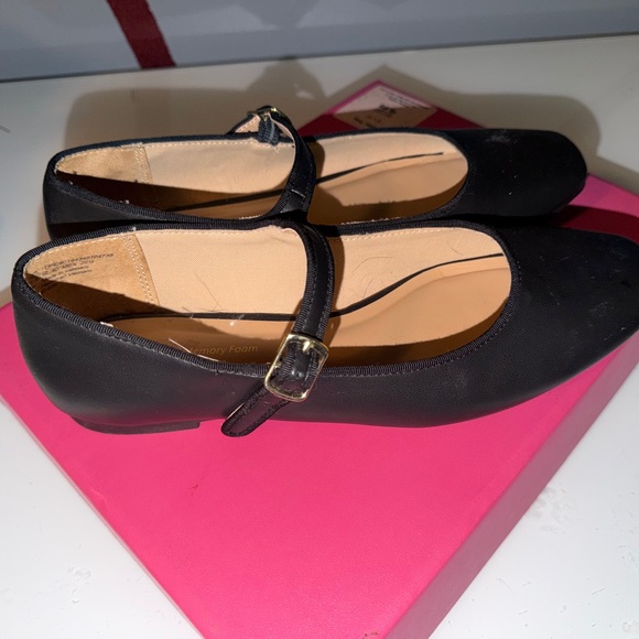 Time and tru Classic Black Mary Jane Flats - Picture 3 of 4